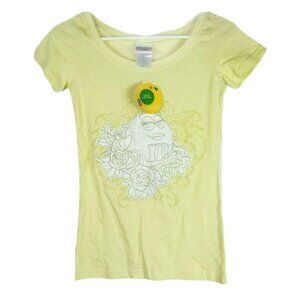 M&M Yellow Character Applique T-Shirt S